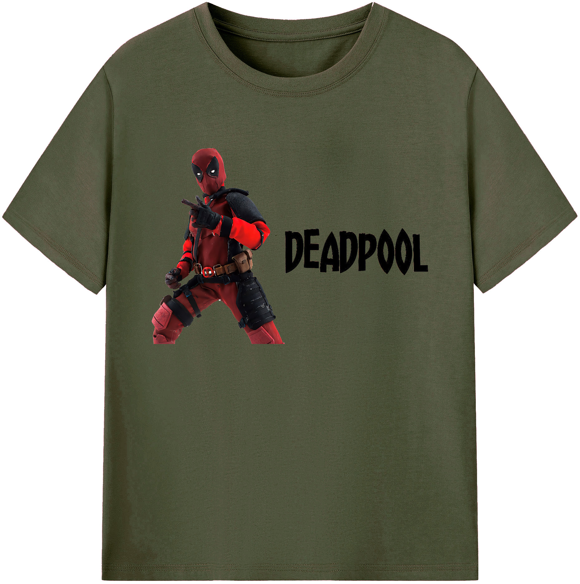 （画像用） Deadpool デッドプール 綿100％ メンズ半袖Tシャツ｜肌触りやわらか＆通気性